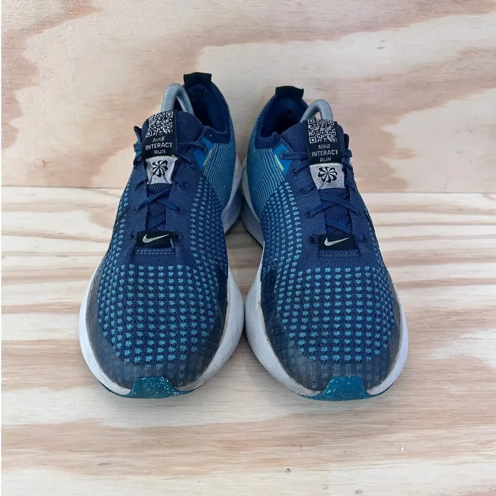 Nike - Interact Run College - Running Shoes - Blue - Men's - 9 - FD2291-403